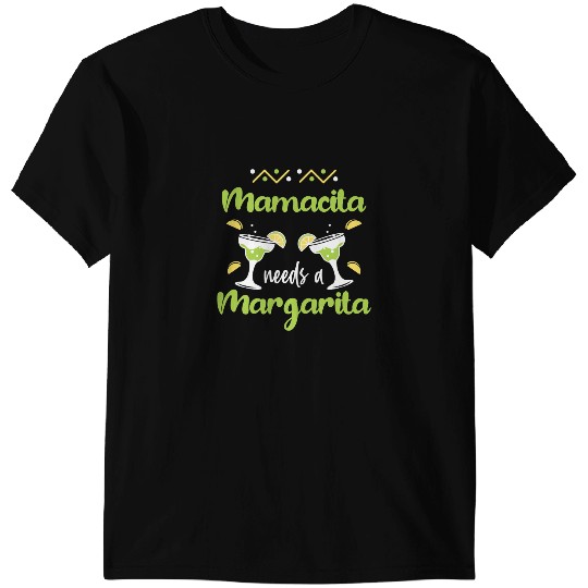Mamacita Needs A Margarita Cinco De Mayo Party Mexican Funny T-Shirts