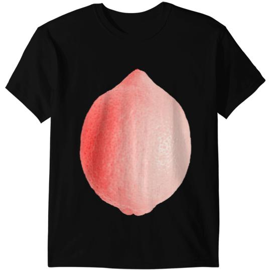 Pink Funny Large Lemon Citrus Fruit Gardening Summer Food T-Shirts