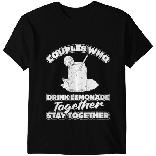 Lemonade Couple Lemon Drink Citrus Fruit Lemonade T-Shirts