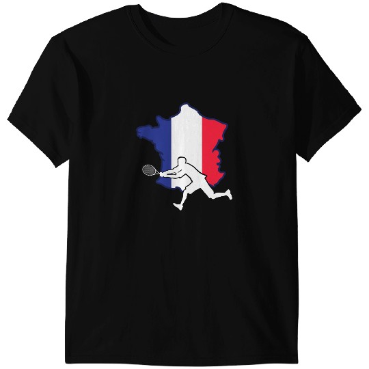Tennis Gift French Open for Tennis Lovers Tennis Player From France T-Shirts