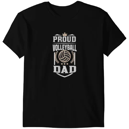 Volleyball Gift Proud volleyball dad volleyball player Coachs dad T-Shirts