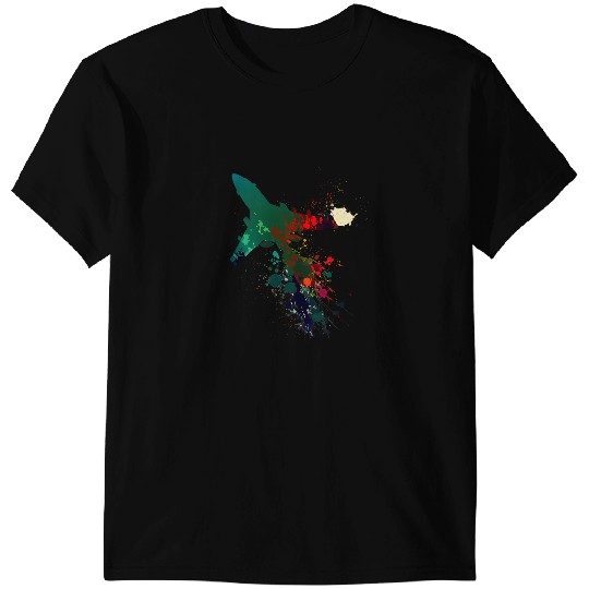 Pilot Job Jet fighter pilot colorful colors fighter jet military gif T-Shirts
