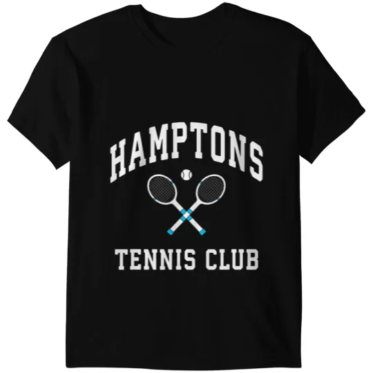 Tennis Gift Hamptons Tennis Club Preppy New York Montauk Varsity T-Shirts