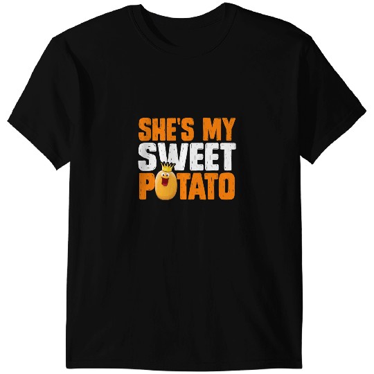 Shes my sweet potato I yam Funny Thanksgiving Couples 9 T-Shirts