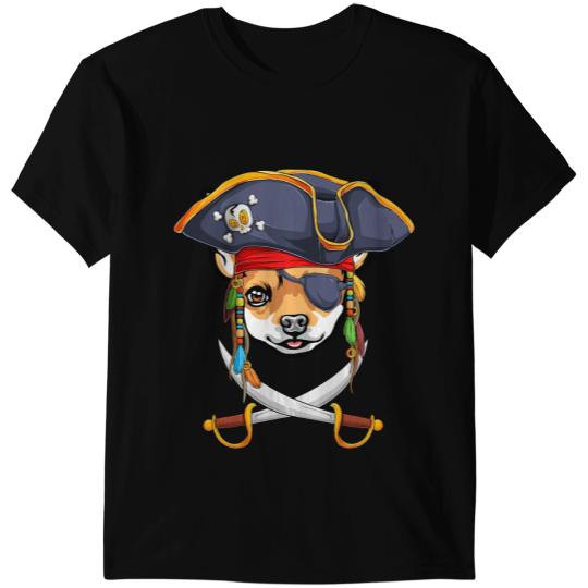 Chihuahuas Pirate Funny Dog Dad Mom 11 Chihuahua Dog T-Shirts
