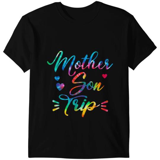 Mother Son Trip Tie Dye Summer Family Vacation Beach T-Shirts