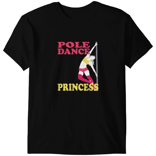 pole dance princess dancer fitness dancing workout girl T-Shirts