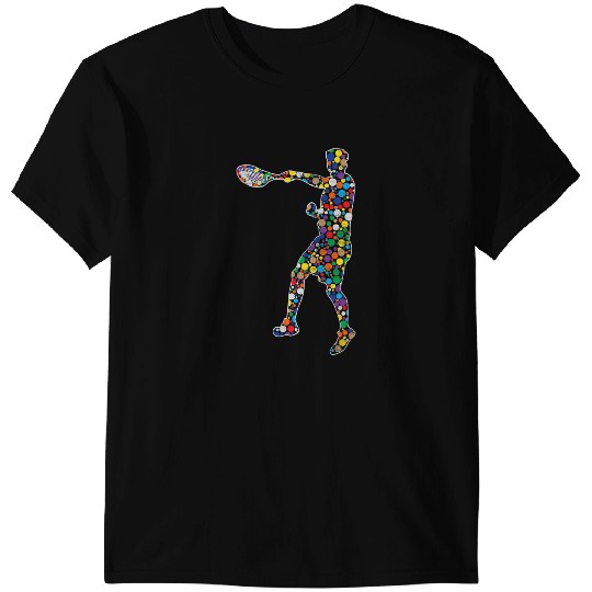 Tennis Gift Funny Colourful Polka Dot Tennis International Dot Day T-Shirts