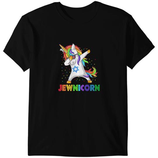 Unicorns Lover Pony Jewnicorn Funny Hanukkah Unicorns Girl Women Pajamas 98 T-Shirts