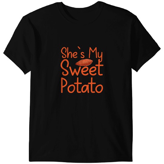Shes My Sweet Potato I Yam Boys Thanksgiving Couples T-Shirts