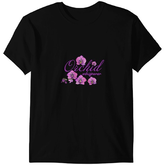 Orchid Whisperer Funny Orchid Lover Flower Plants T-Shirts