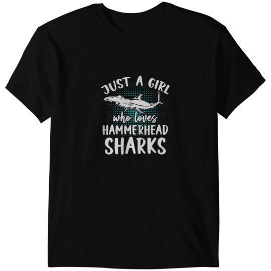 Ocean Shark Hammerhead Shark Ocean Animal Lover Women Girls Hammerhead T-Shirts