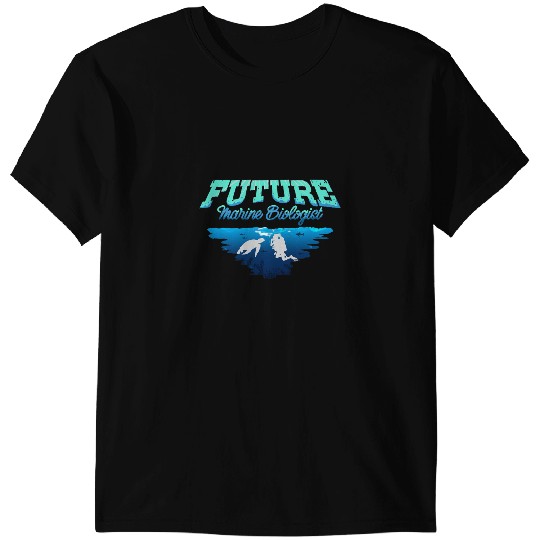 Future Marine Biologist Fun Ocean Sea Life design T-Shirts
