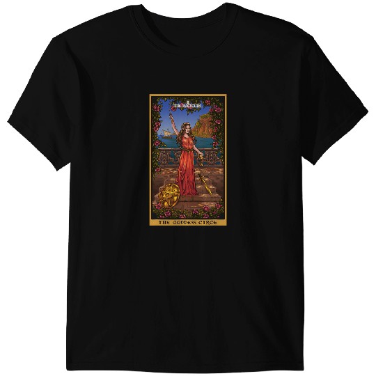 The Goddess Circe The Magician Tarot Card Pagan Witchcraft T-Shirts
