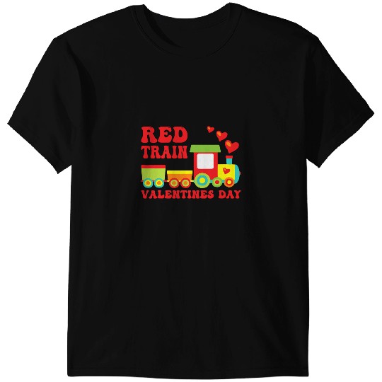 Red Train Valentines DayRed T-Shirts