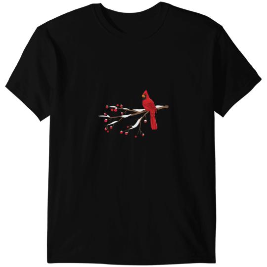 Red Cardinal Bird Lovers Birdwatching Birding T-Shirts