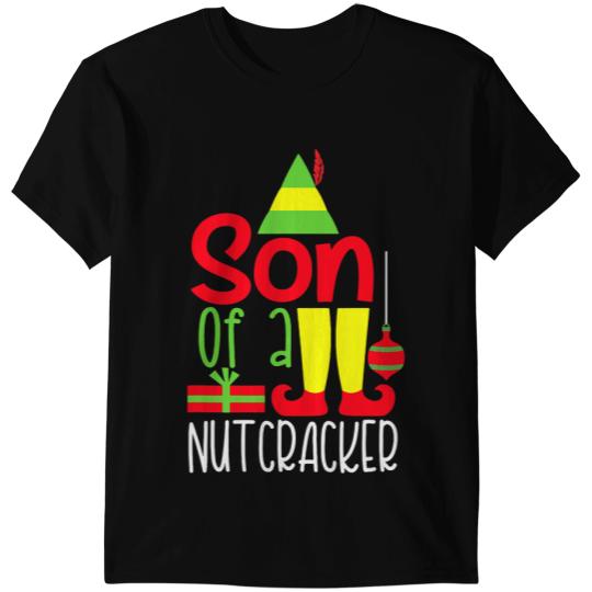 Son Of A Nutcracker Funny Christmas Elf Squad ELF xmass Gifts T-Shirts