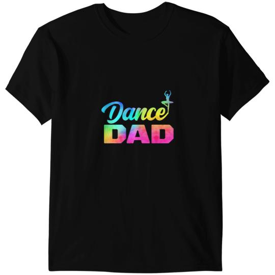 Multicolor Retro Dance Dad T-Shirts