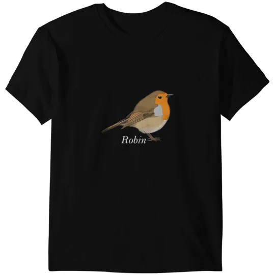 Robin Bird Birdlover Birdwatcher Animal Biologist Birding T-Shirts