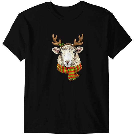 Sheep Lamb Christmas Sheep Lamb Santa Clause Reindeer xmass Sheep Lover237 Ewe Sheeps T-Shirts
