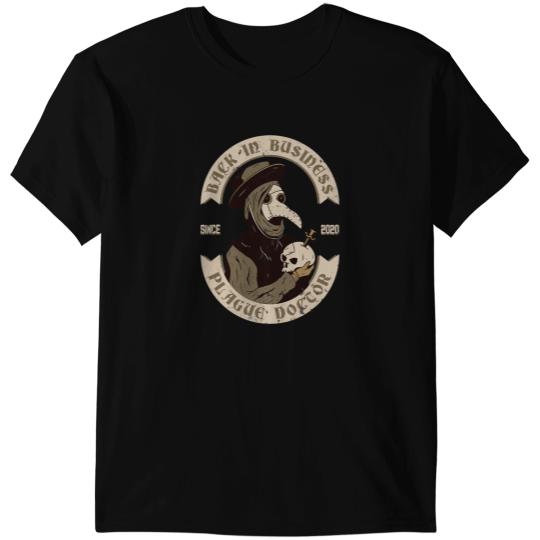 Tarot Plague Doctor is Back in Business Occult Gothic T-Shirts