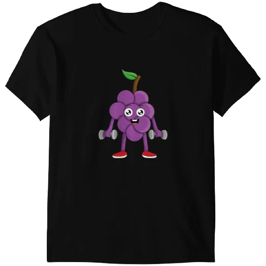 Veggie power exercising grape fun grape grape T-Shirts