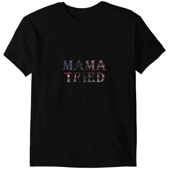 Mama Tried Country Music Lyric USA Flag Retro Grunge Redneck 1 T-Shirts
