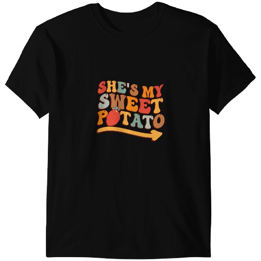 Shes My Sweet Potato I YAM Thanksgiving Couples Matching T-Shirts