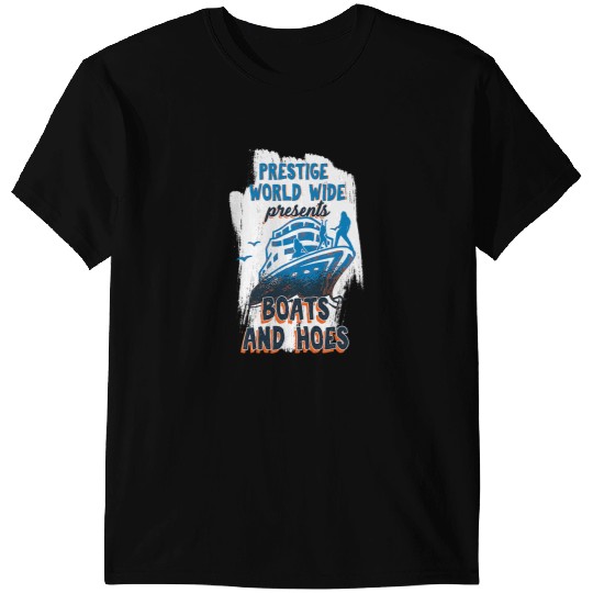 Prestige World Wide Presents Boats And Hoes Boating Nautical T-Shirts