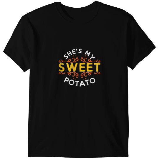 Shes My Sweet Potato I Yam Valentines Thanksgiving Couple T-Shirts