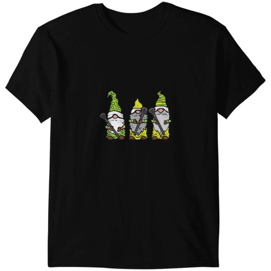 Lacrosse Gift Three Nordic Gnomes Lacrosse Tomte Lax Player Men Women Kids T-Shirts