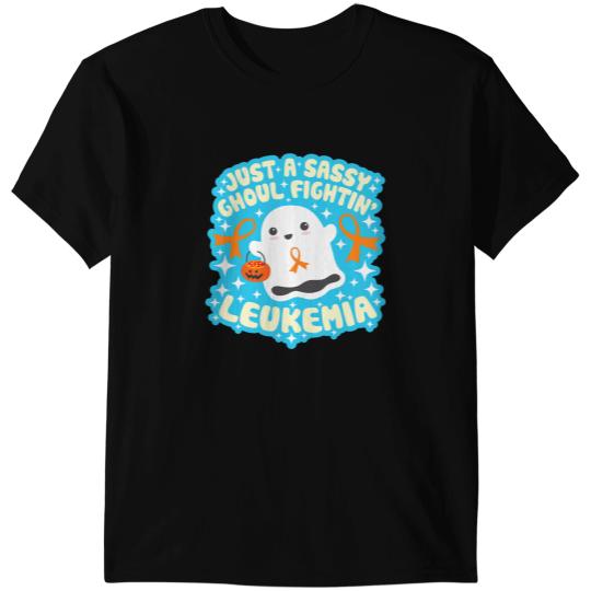 Leukemia Survivor Cute Sassy Ghoul Fighing Leukemia Cancer Fighter Halloween 2 T-Shirts