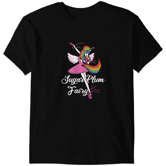 Unicorns Ballet Dance Sugar Plum Fairy Nutcracker Unicorns Ballet Dance T-Shirts