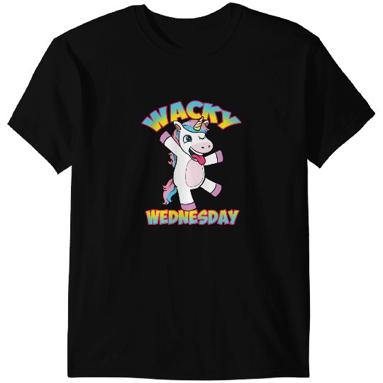 Unicorns Funny Unicorns Wednesdays Wacky Wednesday T-Shirts