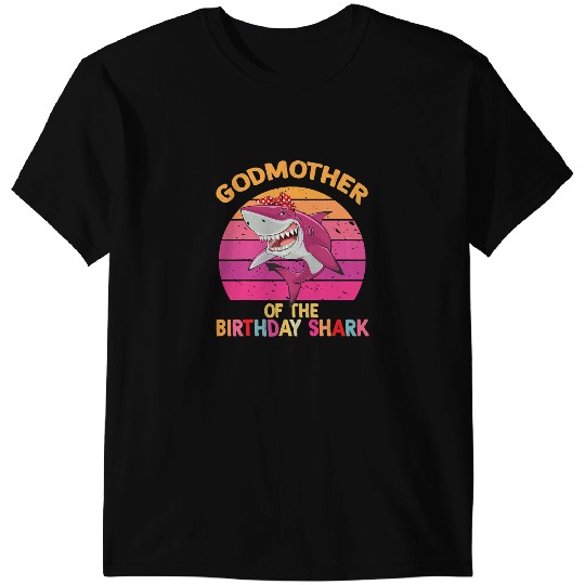 Ocean Shark Christian Mom Godmother Of The Shark Vintage T-Shirts