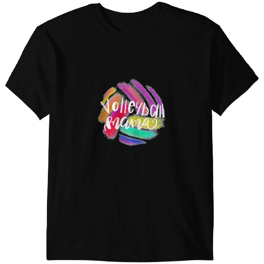 Volleyball Gift Sport Lover Womens Volleyball Mama Female Sporty Mother Volleyball Mom 480 T-Shirts