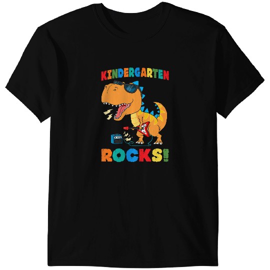 Dinosaur Dino Kids Kindergarten Rocks Dinosaur Boy Girl T-Shirts
