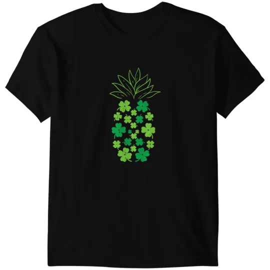 Shamrock pineapples Paddys St Patricks Day Fruit Women Kids T-Shirts