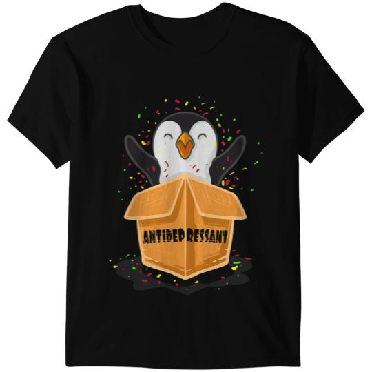 Penguin depression Funny design 127 Penguins T-Shirts