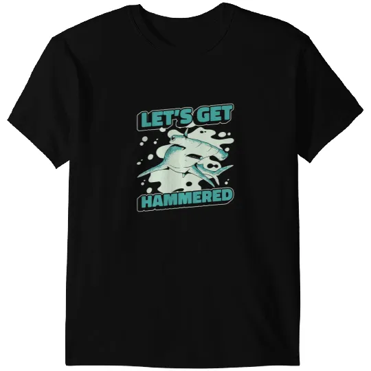 Ocean Shark Hammerhead Shark Hammer Fish 2 T-Shirts
