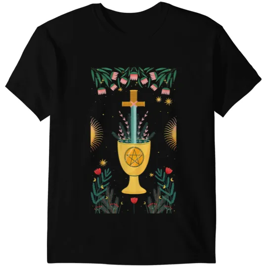 vintages Tarot Card Magic Occult Supernatural T-Shirts