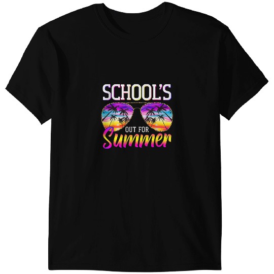 Teacher Job Last Day Of School Schools Out For Summer Teacher Student 3 T-Shirts