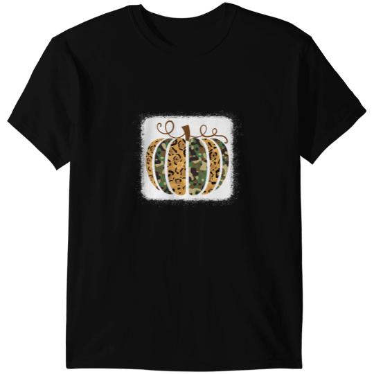 Trendy Leopard Camo Pumpkin Animal Print Cheetah Fall T-Shirts