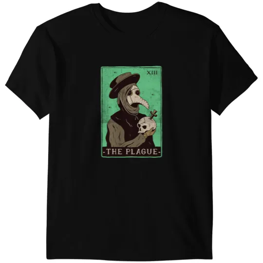 The Plague Medieval Plague Doctor Doctor Occult Tarot 1 T-Shirts