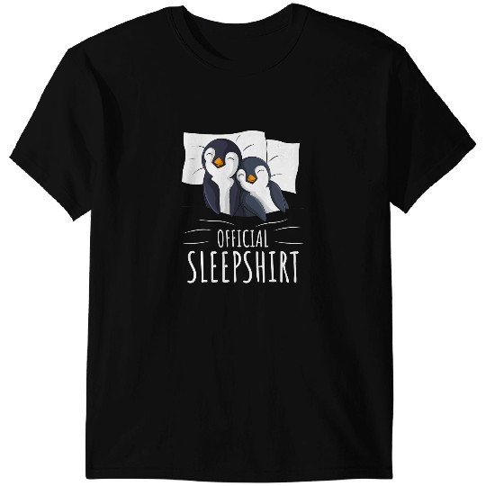Penguin Sleeping Penguin Lover Napping Official Sleep 65 Penguins T-Shirts