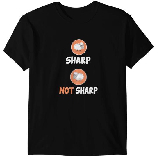 Sheep Lamb Sharp Out Of Focus Sheep Photography Pun Ewe Sheeps T-Shirts