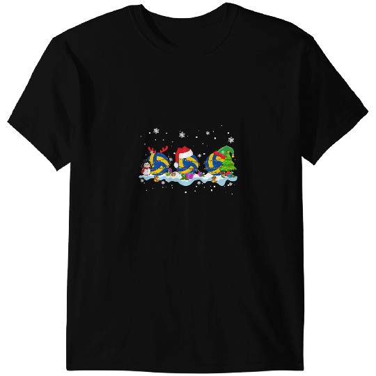 Volleyball Gift Three Santa ELF Reindeer Volleyball Ball Christmas Light 120 T-Shirts