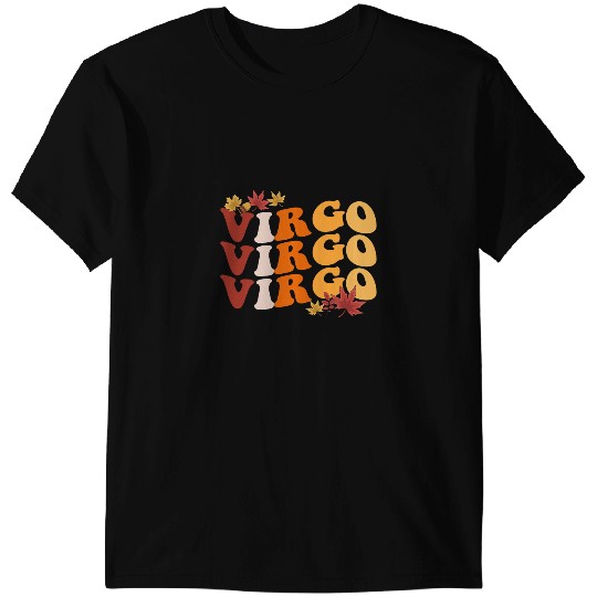 Virgo Girl Zodiac Sign Astrology Fall Vibes Autumn Afro T-Shirts