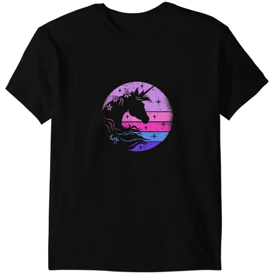 Unicorns Retro Unicorns Bling Fairytale Lover Unicorns Fantasy T-Shirts