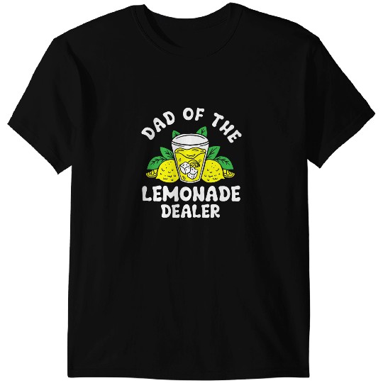 Mens Dad Of The Lemonade dealers Summer Time Lemonade Stand T-Shirts